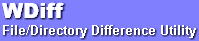 WDiff32 File/Directory Difference Utility